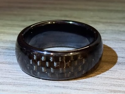 Wearable carbon fiber low frequency ring fob